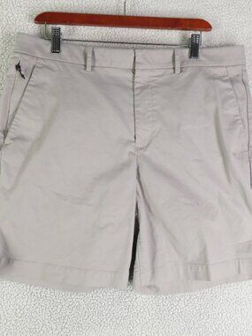Kit Ace Shorts Mens 36 Gray Chino Lightweight Performance Casual Preppy